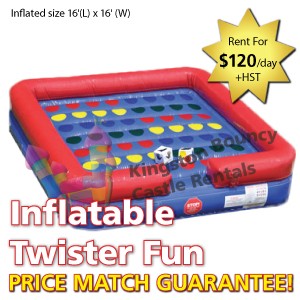 Kingston Bouncy Castle Rentals - Separate Castles 2014 - Inflatable Twister Fun